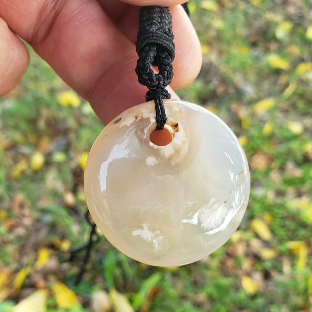 Flower Agate necklace
